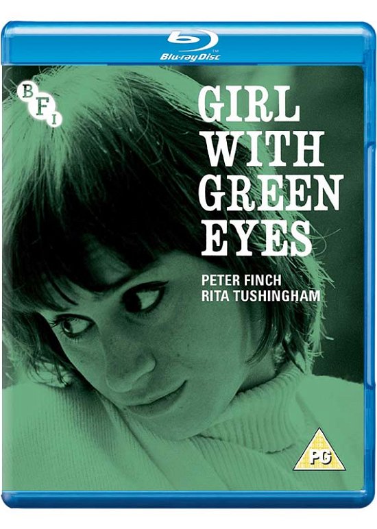 Cover for Girl with Green Eyes Bluray · Girl with Green Eyes (Blu-ray) (2018)