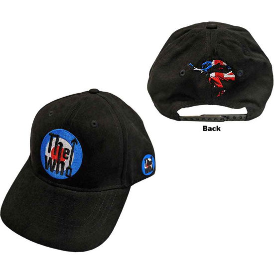 The Who · The Who Unisex Baseball Cap: Target & Leap (Klær) [Black - Unisex edition] (2009)