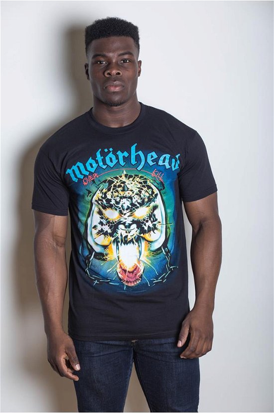 Motorhead Unisex T-Shirt: Overkill - Motörhead - Fanituote - Global - Apparel - 5055295347182 - keskiviikko 15. tammikuuta 2020