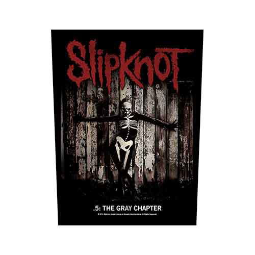 Slipknot Back Patch: .5: The Gray Chapter - Slipknot - Fanituote - PHD - 5055339757182 - maanantai 19. elokuuta 2019