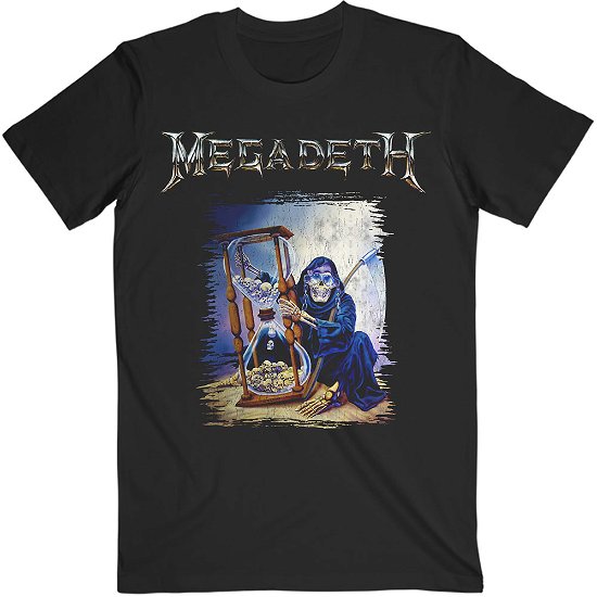 Cover for Megadeth · Megadeth Unisex T-Shirt: Countdown Hourglass (T-shirt) [size S] [Black - Unisex edition]