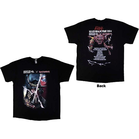 Iron Maiden Unisex T-Shirt: Dead By Daylight Killer Realm (Back Print) - Iron Maiden - Koopwaar -  - 5056737244182 - 