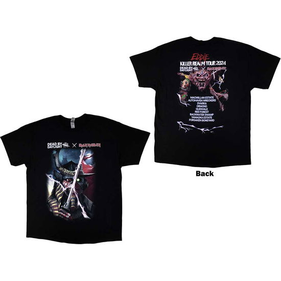 Iron Maiden Unisex T-Shirt: Dead By Daylight Killer Realm (Black) (Back Print) - Iron Maiden - Merchandise -  - 5056737244182 - March 15, 2024