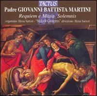 Cover for G.B. Martini · Requiem E Missa Solemnis (CD) (2012)