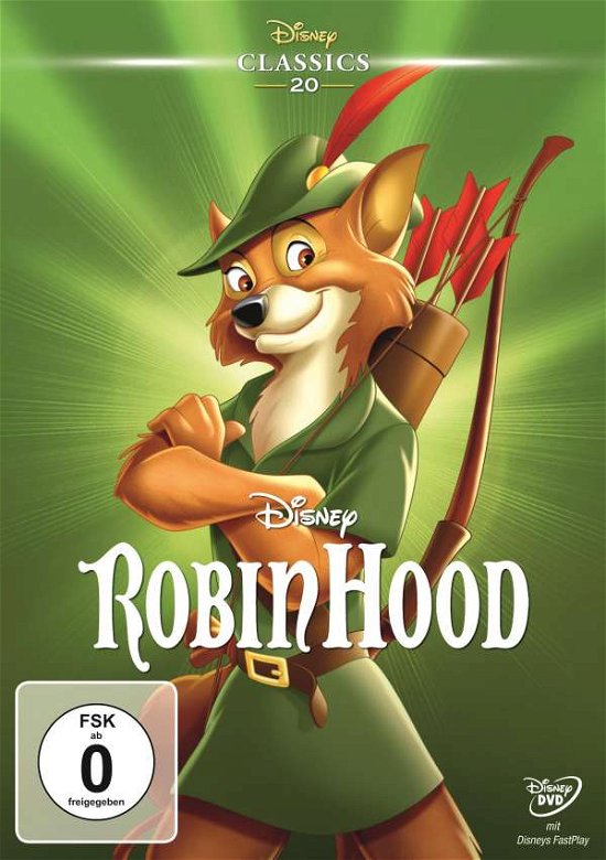 Cover for Robin Hood (Disney Classics) (DVD) (2018)