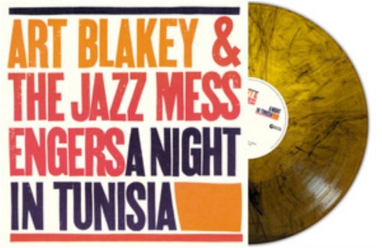 Cover for Art Blakey and the Jazz Messengers · A Night In Tunisia (Orange Marble Vinyl) (LP) (2023)