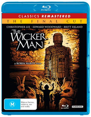 Cover for Woodward, Edward, Lee, Christopher, Cilento, Diane, Ekland, Britt, Pitt, Ingrid, Waters, Russell, Morris, Aubrey, Campbell, Ian, Cam, Ian, Hardy, Robin · The Wicker Man: the Final Cut (Classics Remastered) (Blu-ray) (2019)