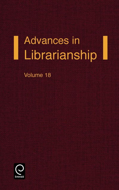 Cover for Irene P Godden · Advances in Librarianship - Advances in Librarianship (Hardcover Book) (1994)
