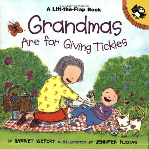Cover for Harriet Ziefert · Grandmas are for Giving Tickles - Puffin Lift-the-Flap (Book) (2000)