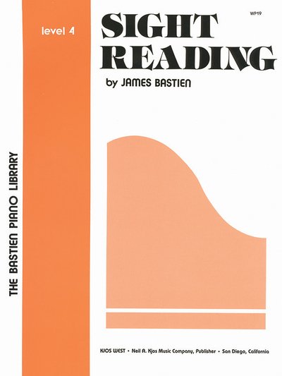 Cover for James Bastien · Sight Reading Level 4 - The Bastien Piano Library (Partitur) (1976)