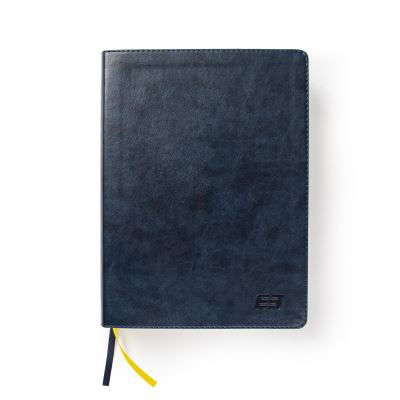 Cover for CSB Bibles by Holman · CSB E3 Discipleship Bible, Navy Indexed (Leather Book) (2022)