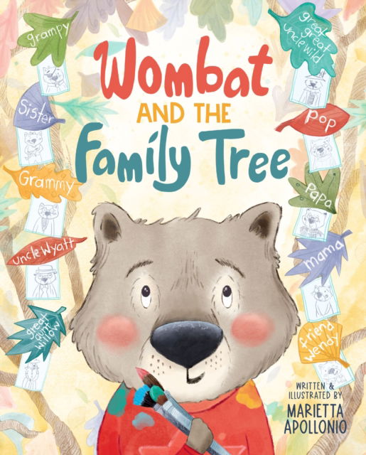 Cover for Marietta Apollonio · Wombat and the Family Tree (Hardcover Book) (2024)