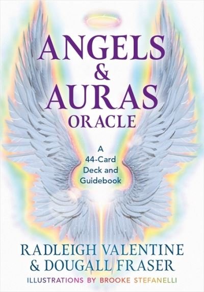 Cover for Radleigh Valentine · Angels &amp; Auras Oracle: A 44-Card Deck and Guidebook (Lernkarteikarten) (2023)
