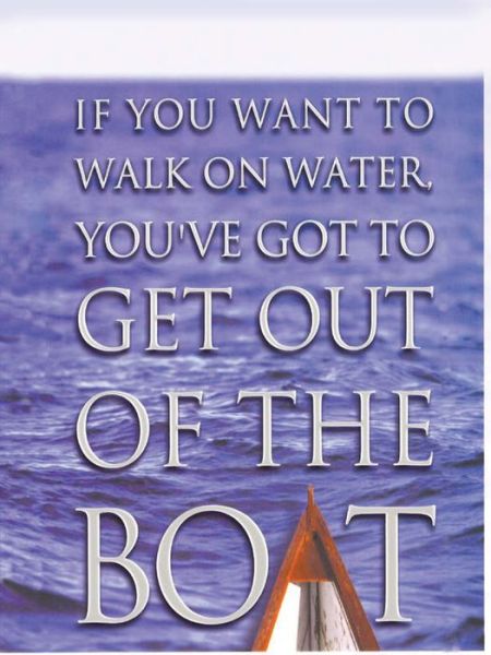 Cover for John Ortberg · If You Want to Walk on Water, You've Got to Get out of the Boat (Walker Large Print Books) (Paperback Book) [Lrg edition] (2003)