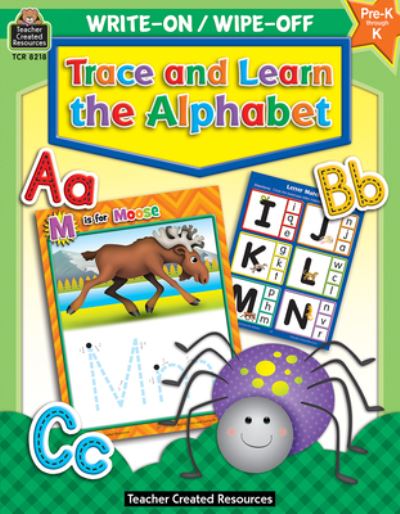 Cover for Teacher Created Resources · Write-On / Wipe-Off: Trace and Learn the Alphabet (Paperback Book) (2021)