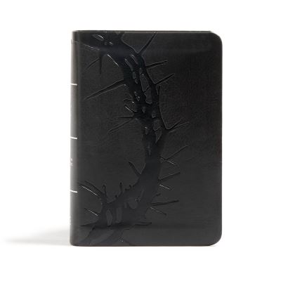 Cover for CSB Bibles by Holman CSB Bibles by Holman · CSB Large Print Compact Reference Bible, Charcoal LeatherTouch (Leather Book) (2017)