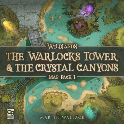 Wildlands: Map Pack 1: The Warlock’s Tower & The Crystal Canyons - Wildlands - Wallace, Martin (Game Designer) - Jogo de tabuleiro - Bloomsbury Publishing PLC - 9781472836182 - 30 de maio de 2019
