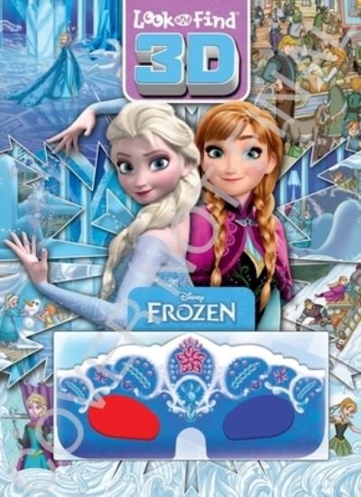 Cover for P I Kids · Disney Frozen  Look And Find 3D (Hardcover Book) (2024)