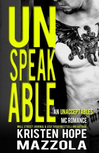 Cover for Kristen Hope Mazzola · Unspeakable (Paperback Book) (2016)