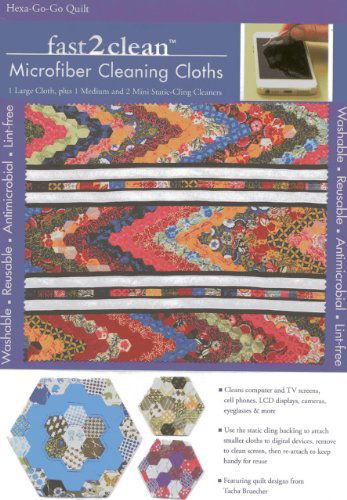 Fast2clean (tm) Hexa-Go-Go Quilt Microfiber Cleaning Cloths - Tacha Bruecher - Boeken - C&T PUBLISHING - 9781607058182 - 1 november 2013