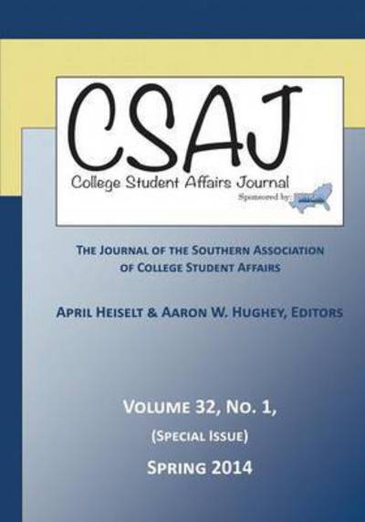 Cover for Aaron Hughey · College Student Affairs Journal (Paperback Book) (2014)