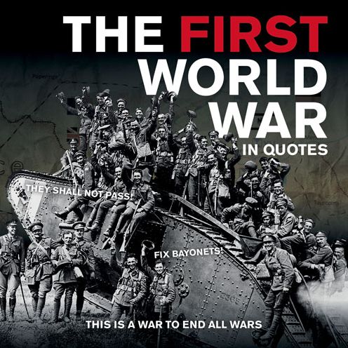 Cover for Ammonite Press · First World War in Quotes (Paperback Book) (2015)