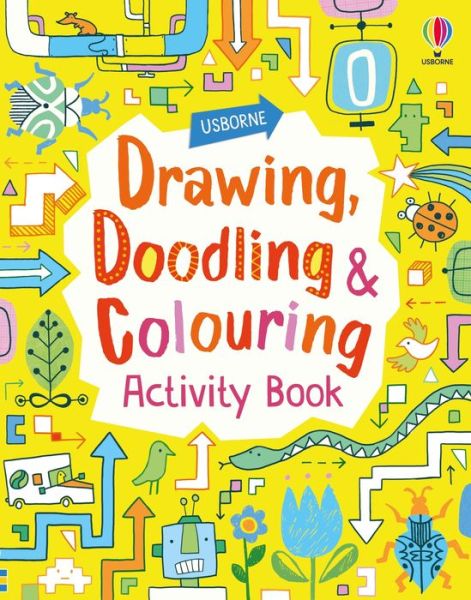 Cover for Fiona Watt · Drawing, Doodling and Coloring Activity Book (Book) (2024)