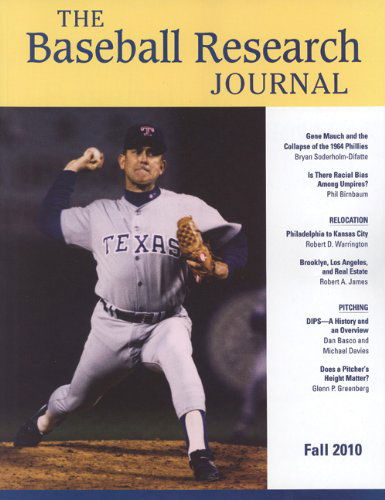 Cover for Society for American Baseball Research · Baseball Research Journal (BRJ), Volume 39 #2 (Pocketbok) (2011)