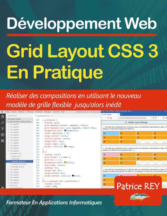 Cover for Rey · Grid Layout CSS 3 en pratique (Book)