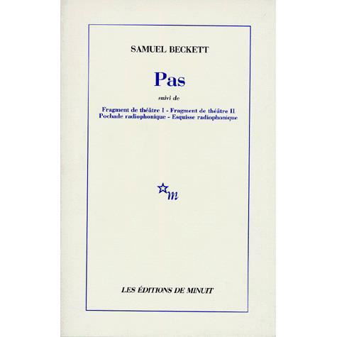Cover for Samuel Beckett · Pas Suivi De Quatre Esquisses (Paperback Book)