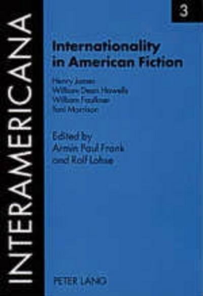 Cover for Henry James · Internationality in American Fiction (Paperback Book) (2005)