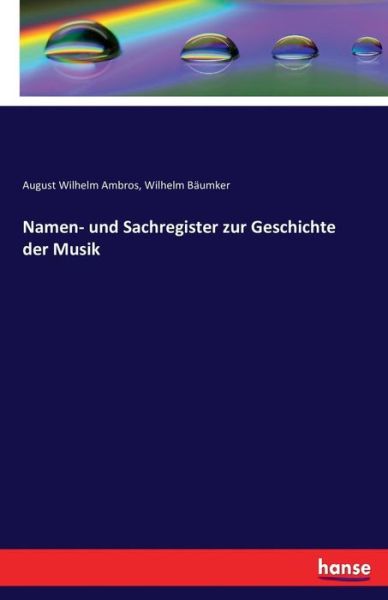 Cover for Ambros · Namen- und Sachregister zur Gesc (Book) (2017)