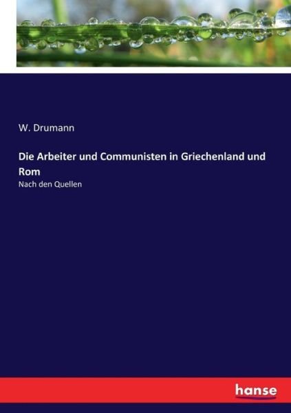 Cover for Drumann · Die Arbeiter und Communisten in (Bok) (2017)