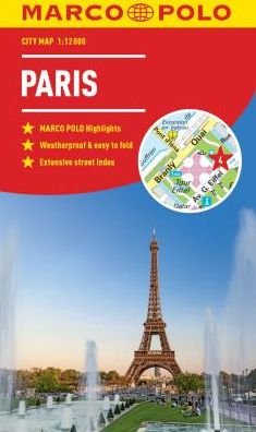 Cover for Marco Polo · Paris Marco Polo City Map - Marco Polo City Maps (Landkart) (2019)