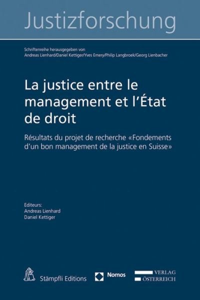 Cover for Lienhard · La justice entre le management (Book) (2017)