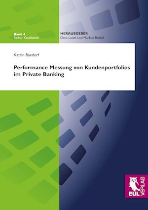 Cover for Katrin Baedorf · Performance Messung von Kundenportfolios im Private Banking (Paperback Book) (2010)