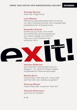 Exit! Krise Und Kritik Der Warengesellschaft - Koblenz Verein für kritische Gesellschaftswissenschaften e. V. - Books - zu Klampen Verlag - 9783987370182 - June 7, 2024