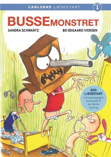Cover for Sandra Schwartz · Carlsens Læsestart: Carlsens Læsestart - Bussemonstret (Indbundet Bog) [1. udgave] (2017)