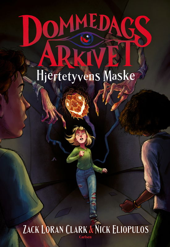 Cover for Nick Eliopulos; Zack Loran Clark · Dommedagsarkivet (2) - Hjertetyvens Maske (Bound Book) [1º edição] (2025)