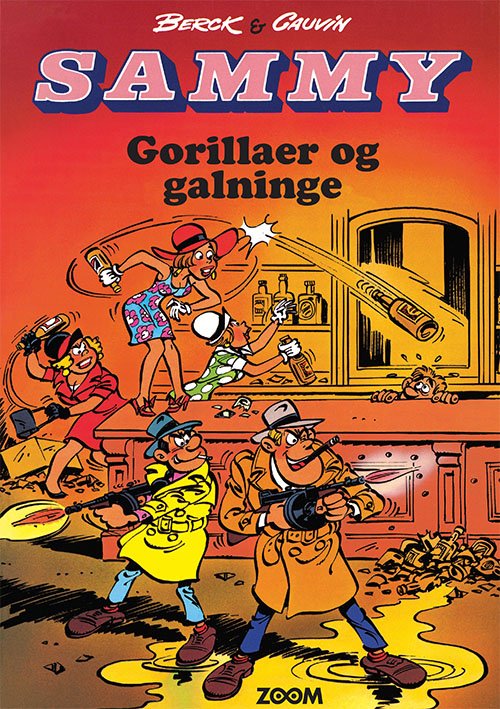 Cover for Berck Raoul Cauvin · Sammy: Sammy: Gorillaer og galninge (Hæftet bog) [1. udgave] (2021)