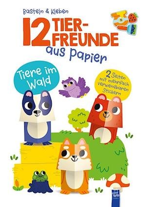 Cover for 12 Tierfreunde Aus Papier · Tiere Im Wa (Book)