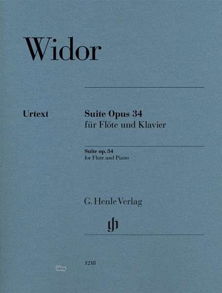 Cover for Widor · Suite Opus 34 für Fl+Kl.HN1218 (Bog) (2018)