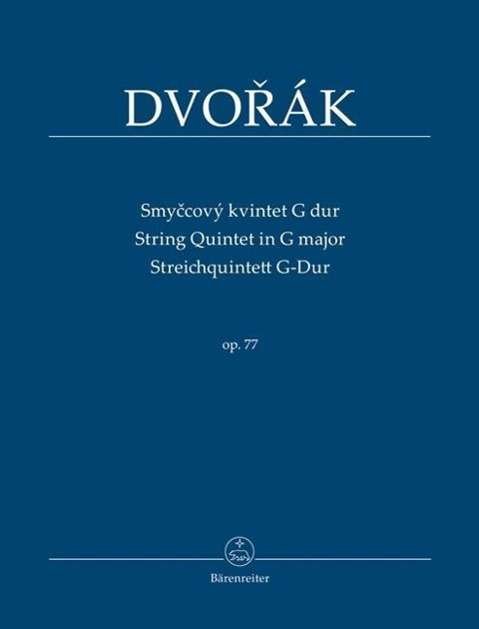 Cover for Dvorak · Streichquintett G-Dur (Smycový k (Book)