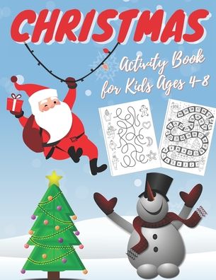 Cover for Rainbow Books · Christmas Activity Book for Kids Ages 4-8 (Paperback Book) (2020)