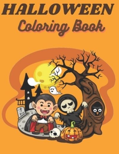 Cover for Trendy Art · Halloween Coloring Book (Paperback Book) (2020)