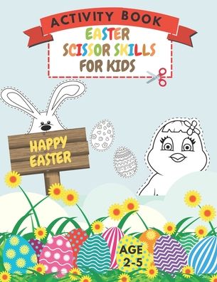 Cover for Milky Road · Easter Scissor Skills Activity Book For Kids Age 2-5 (Paperback Book) (2021)