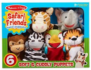 Cover for Melissa &amp; Doug · Safari Buddies Hand Puppets (19118) (Brinquedos) (2021)