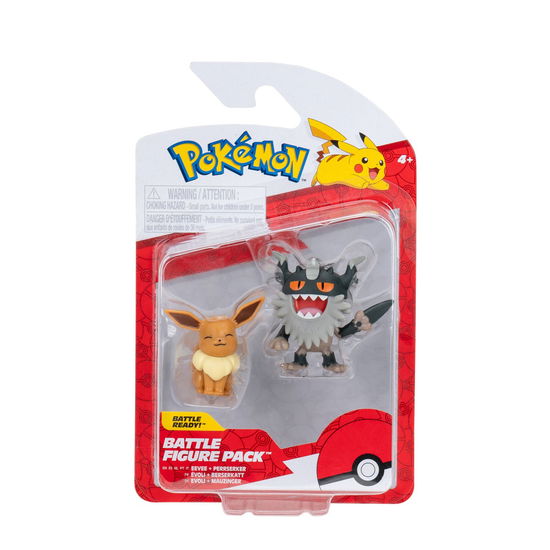 Cover for Pokemon · Battle Figure Perrserker And Eevee (pkw3577) (Toys) (2024)