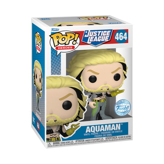 Cover for Funko  DC Heroes Justice League Aquaman POP Vinyl Figures · DC Comics POP! Heroes Vinyl Figur JL Comic - Aquam (Legetøj) (2024)