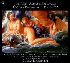 Js Bach: Weltliche Kantaten Bwv30A & 207 - Leonhardt / Café Zimmermann - Muzyka - ALPHA - 3760014191183 - 1 maja 2011